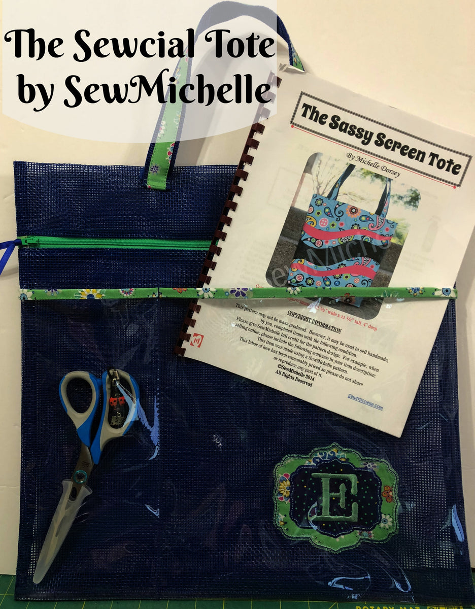 SewMichelle The Sewcial Tote Bags