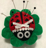In-The-Hoop Ladybug Pincushion