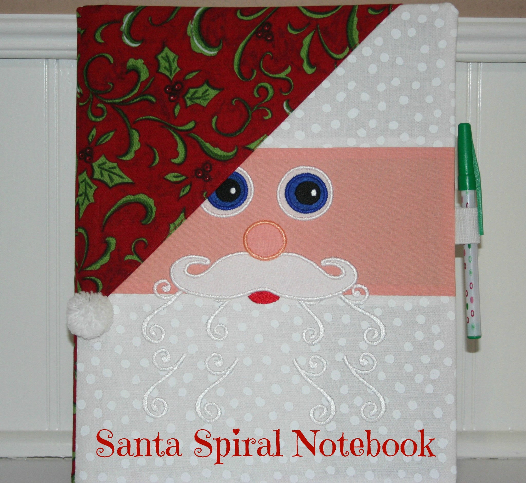 Santa Notebook Cover – SewMichelle
