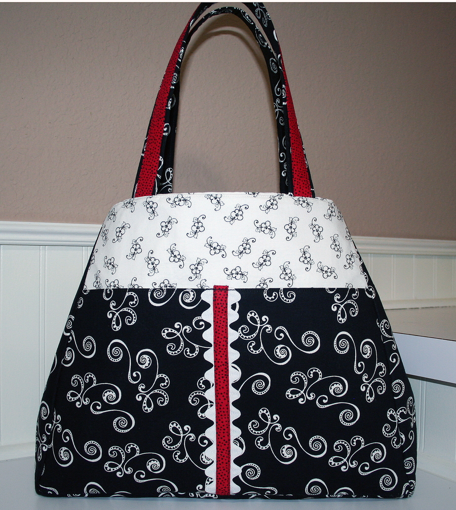 sewing purse pattern, zipper free, expandable, twin front pockets ...